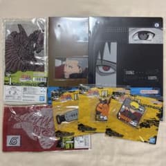 NARUTO一番くじ J賞 クリアファイル＆ステッカー H賞 ラバーアソート