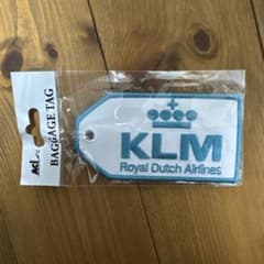 KLMオランダ航空 バゲッジタグ 新品のサムネイル