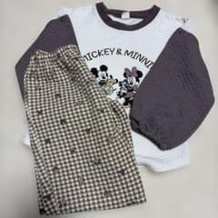 hooday ミッキー＆ミニー パジャマ 120cmのサムネイル