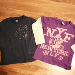 2枚セット！Tシャツ 長袖　トップス　120のサムネイル