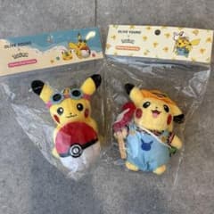 ポケモン オリーブヤング コラボ ピカチュウ マスコットキーホルダー
