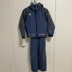 DESCENTE 子ども用スキーウェア ネイビー 130cm 帽子 おまけ - メルカリ