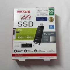 新品】BUFFALO 外付け SSD-PUT500U3-BKC 500GB - メルカリ