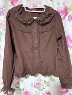 Babyレースブラウス茶色 - メルカリ