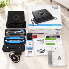 付属品あり】iRobot Braava 381j 床拭きロボット ブラック - メルカリ