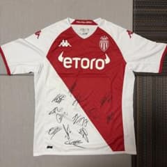 南野 拓実サイン入り】AS Monaco ユニフォーム - メルカリ