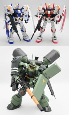 ガンプラ 3体セット HG 組み立て済み ジャンク まとめ 宇宙世紀 - メルカリ