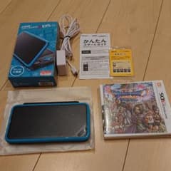 Newニンテンドー2DS LL ブラック×ターコイズ 、ドラクエ11 セットのサムネイル