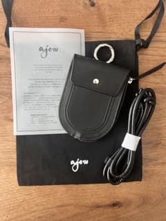 ajew ウォレットケース　新品　ブラックのサムネイル