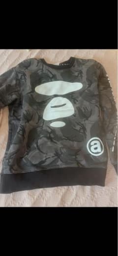 A BATHING APE 迷彩柄 スウェット トレーナーのサムネイル