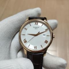 TISSOT 1853 腕時計 ホワイト/ゴールド T063610A - メルカリ