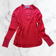 Bonbazaar Timeless ワッフル　オーバーサイズ　赤