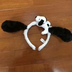 お値下げ中！　ユニバ　スヌーピーカチューシャのサムネイル