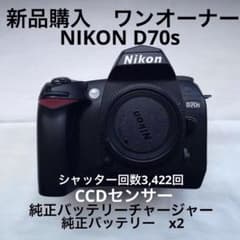 動作確認済み 美品 Nikon D70s ボディ CCDセンサー - メルカリ