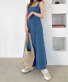 heather デニムジャンスカ ワンピースのサムネイル