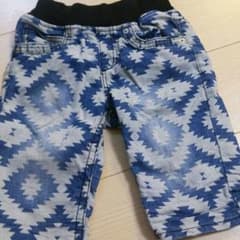 柄デニムパンツ 120のサムネイル