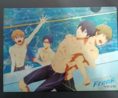 Free! アニメディア 2013年9月号付録 クリアファイル