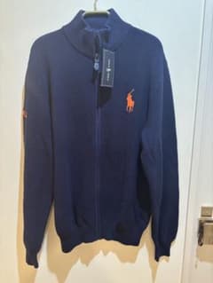 Polo Golf ネイビー フルジップセーター 新品 XL 阪急百貨店購入品 