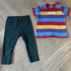 ミキハウスTシャツ&ユニクロズボンのサムネイル