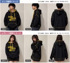 GRAND CANYON パーカー XXL 黒 黄色 ビッグロゴ 古着のサムネイル