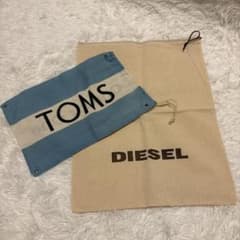 【新品未使用】TOMS DIESEL 巾着袋 2枚セットのサムネイル