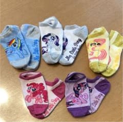 マイリトルポニー 靴下5足セットのサムネイル