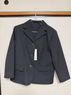 ［タグ付き、新品未使用］GU ベビージャケット(8分袖)MN ブラックのサムネイル