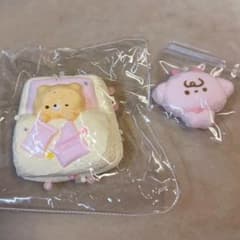 kikisquishy 居眠りくま お布団くま Mサイズ 純泥 おまけ付きのサムネイル
