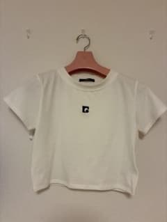 EMODA エモダ LOGO MINIMAL T/S ミニTシャツ ホワイト Fのサムネイル