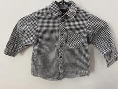 comme ca du mode 90センチ　チェック柄　長袖シャツのサムネイル