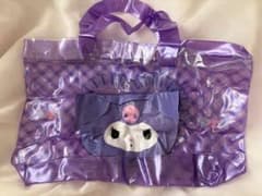 クロミ ビニールバッグ パープル ギンガムチェックのサムネイル