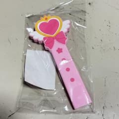 サンキューマート 魔法少女 うちわグリップ ピンク 推し活のサムネイル