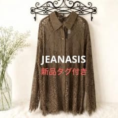 新品タグ付き　JEANASIS レース　シアー　シャツ　ジーナシスのサムネイル