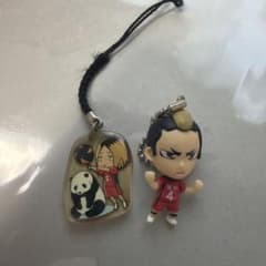 ハイキュー!! 孤爪研磨 山本猛虎 キーホルダー 2点セットのサムネイル