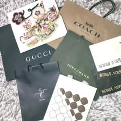 デパコス 紙袋 9枚セット GUCCI Longchamp等のサムネイル