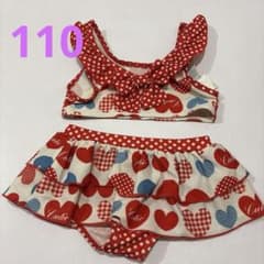 女の子用セパレート水着 110cmのサムネイル
