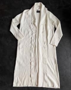 ZARA KNIT ロングカーディガン 白　Sサイズ　ロング　ニット