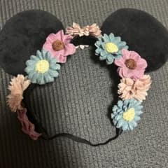 お花　カチューシャ　ミニーちゃんのサムネイル