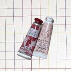 ロクシタン　ハンドクリーム　10ml ローズ、チェリーブロッサムのサムネイル