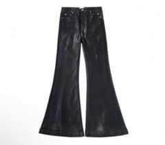 archive black coating flare denim opiumのサムネイル