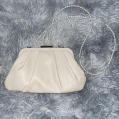 zara クラスプ&フェイクパール　バッグのサムネイル