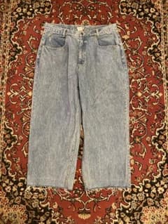old GUESS バギーデニム スーパーワイド W38 - メルカリ