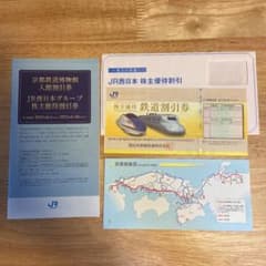 JR西日本の株主優待割引券のサムネイル