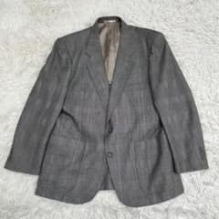 ROBSON ロブソン　チェック　スーツジャケット　テーラードジャケット　毛混