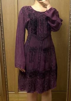 ヴィンテージワンピース　インド刺繍のサムネイル
