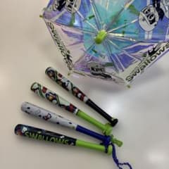 東京ヤクルトスワローズ つば九郎 応援 カンフーバット ミニチュア傘