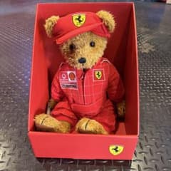 Ferrari レーシングスーツ テディベア ぬいぐるみ - メルカリ