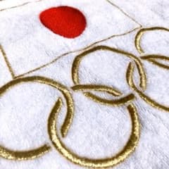 【希少】オリンピックＪＯＣ主催ゴルフ　タオル！ 希少】オリンピックJOC主催ゴルフタオル！