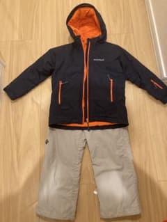 mont-bell スキーウェア 子ども用 上130 下120 - メルカリ
