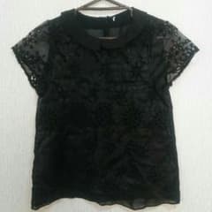 花柄❁黒レーストップスのサムネイル